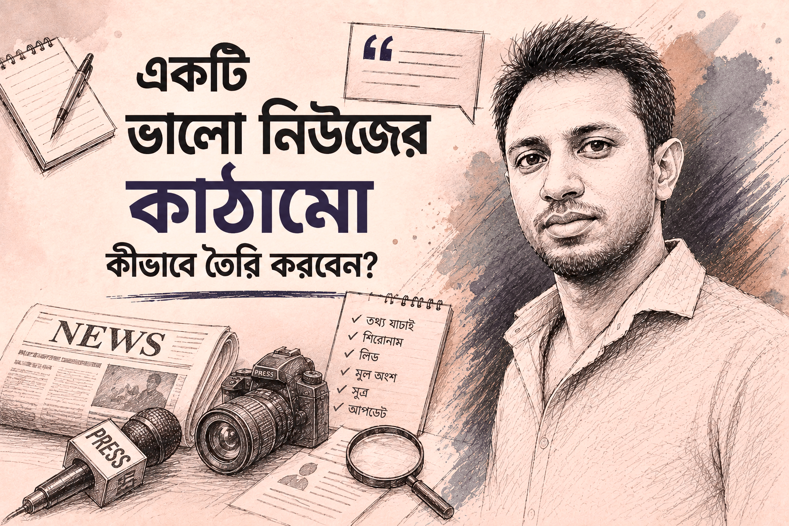 একটি ভালো নিউজের কাঠামো কীভাবে তৈরি করবেন