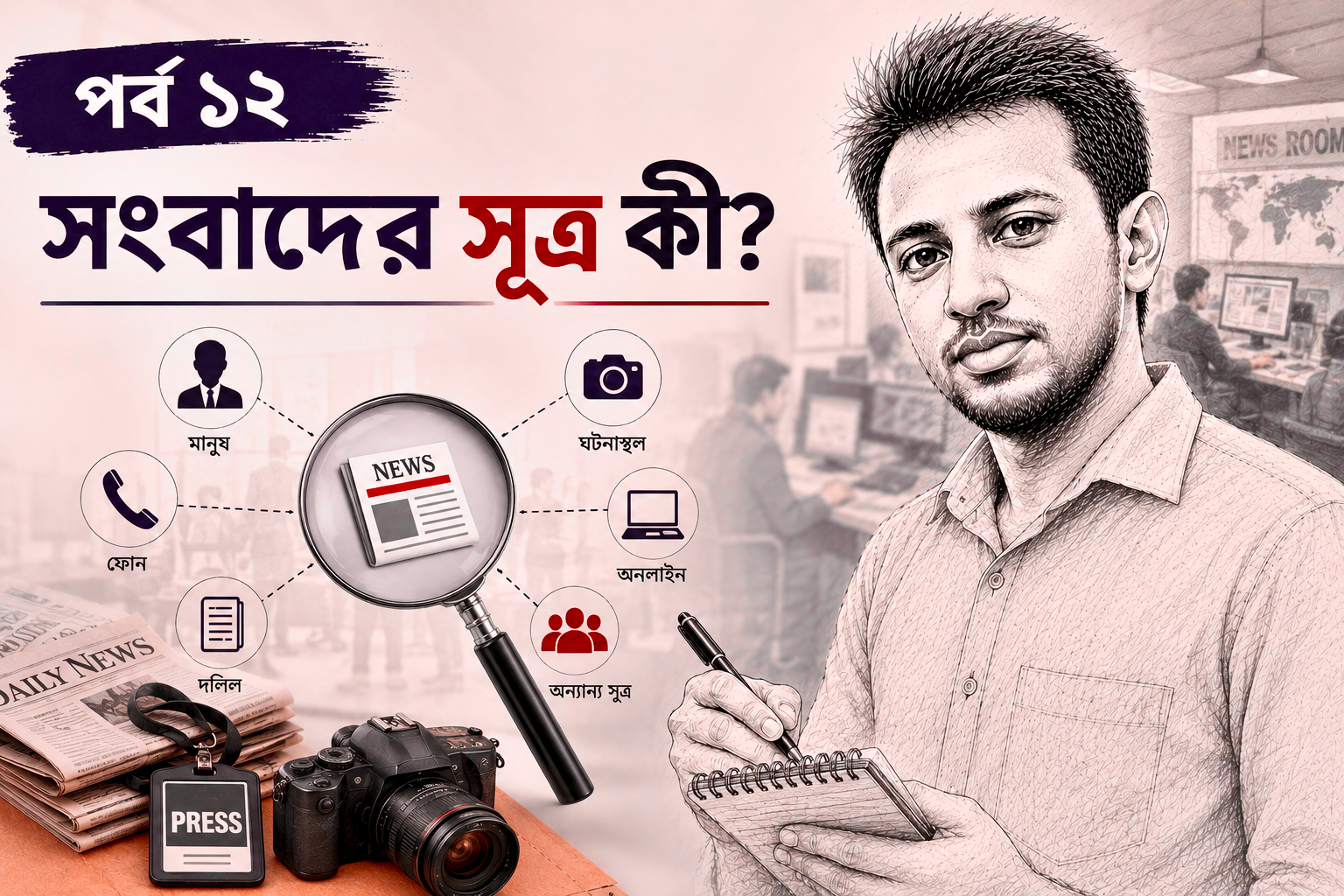 সংবাদের সূত্র কী? সূত্র কত ধরনের হতে পারে